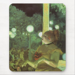 Het Cafe Concert van Edgar Degas, Vintage Fine Art Muismat