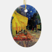 het café terrace in het forum, Arles... Keramisch Ornament (Achterkant)