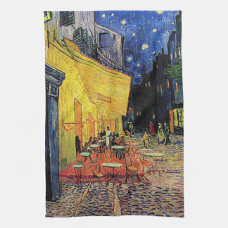 het café terrace in het forum, Arles... Theedoek