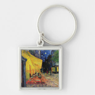 Het café terrace in het forum in Arles, op Sleutelhanger