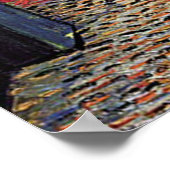 het café terrace ter plekke.. Vincent van Gogh Poster (Hoek)