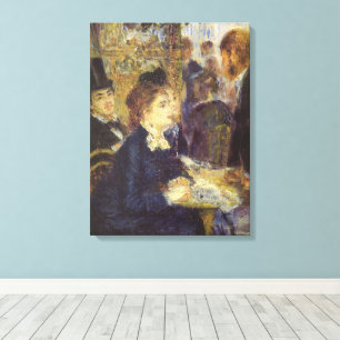 Het Café van Pierre Renoir, Vintage Impressionisme Canvas Afdruk