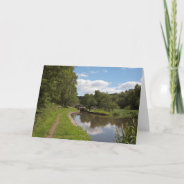 Het Caldon Canal Cheddleton Staffordshire Bedankkaart
