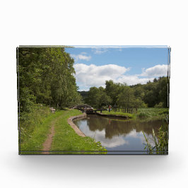 Het Caldon Canal Cheddleton Staffordshire Fotoblokken