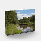 Het Caldon Canal Cheddleton Staffordshire Fotoblokken (Links)