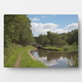 Het Caldon Canal Cheddleton Staffordshire Fotoplaat (voorkant)