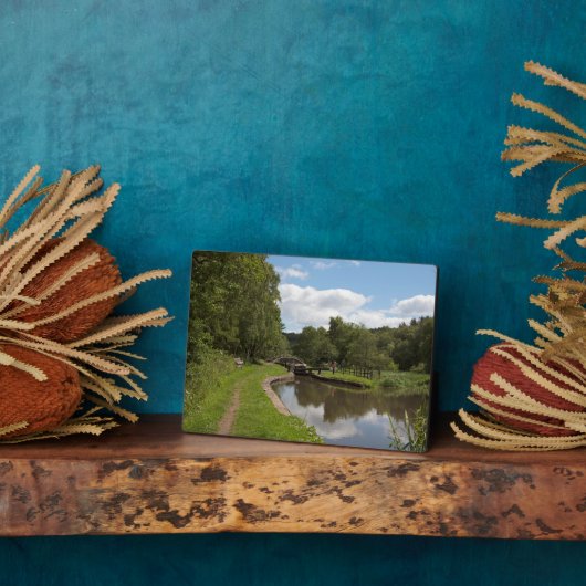 Het Caldon Canal Cheddleton Staffordshire Fotoplaat (Zijkant)