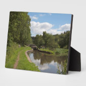 Het Caldon Canal Cheddleton Staffordshire Fotoplaat (Zijkant)