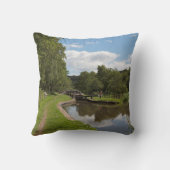 Het Caldon Canal Cheddleton Staffordshire Kussen (Achterkant)