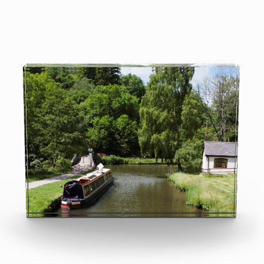 Het Caldon Canal Consall Staffordshire Briefkaart Fotoblokken (Voorkant)