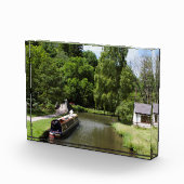 Het Caldon Canal Consall Staffordshire Briefkaart Fotoblokken (Rechts)