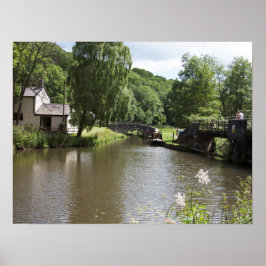 Het Caldonkanaal Consall Staffordshire Poster