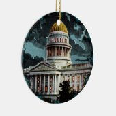 Het California State Capitol Moonlight Ornament (Rechts)