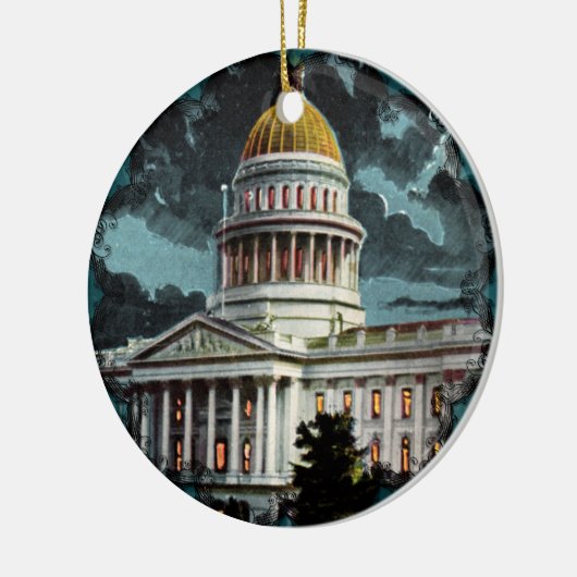 Het California State Capitol Moonlight Ornament (Links)