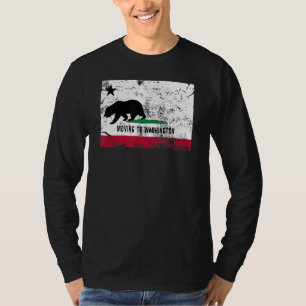 Het Californische Beer verhuist naar Washington T-shirt