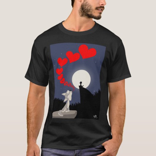 Het Call of Love T-shirt (design op de voorkant) (Voorkant)