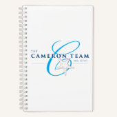 Het Cameron Team 5.5"x 8.5"Spiraal Notitieboek (Voorkant)