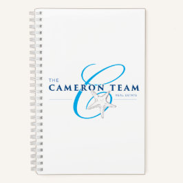 Het Cameron Team 5.5"x 8.5"Spiraal Notitieboek