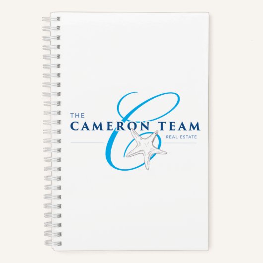 Het Cameron Team 5.5"x 8.5"Spiraal Notitieboek (Voorkant)