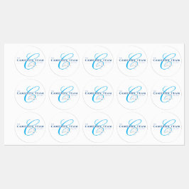 Het Cameron Team Logo Labels
