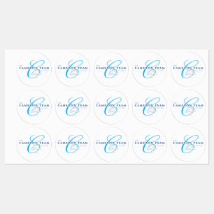 Het Cameron Team Logo Labels