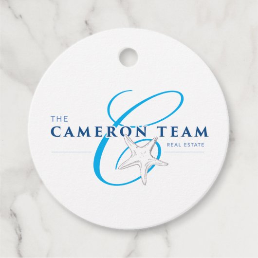 Het Cameron Team personaliseerde Bedankjes Labels (Voorkant)