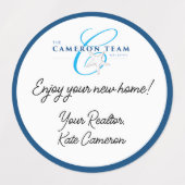 Het Cameron Team Waterdicht Dank u Stickers (Design 2)
