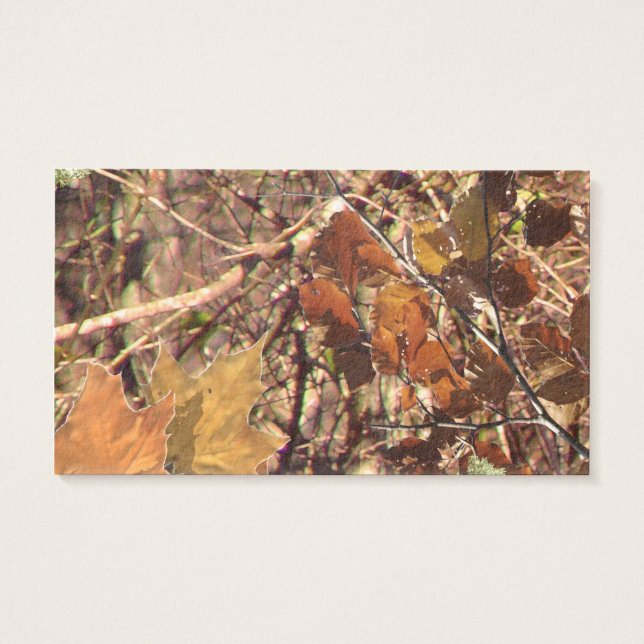 Het Camouflage schilderen van Hunter past dit aan! Visitekaartjes (Achterkant)