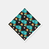 Het Camp van de zomer - kies uw achtergrondkleur Servet (Hoek)