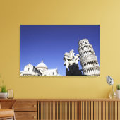 Het Campo dei Miracoli (Veld van Wonders) is Canvas Afdruk (Insitu (Woonkamer))