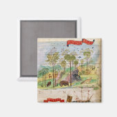 Het Canadese bos Magneet (Voorkant / Achterkant)