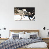 Het Canadese Dextre-roboticasysteem Canvas Afdruk (Insitu (Slaapkamer))