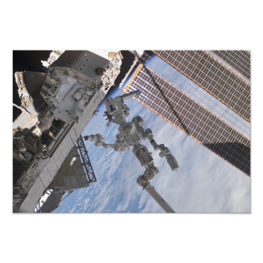Het Canadese Dextre-roboticasysteem Foto Afdruk (Voorkant)