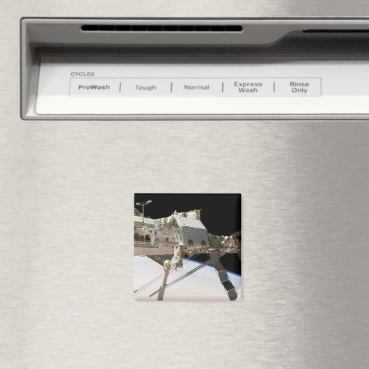 Het Canadese Dextre-roboticasysteem Magneet (Insitu (Vaatwasser))