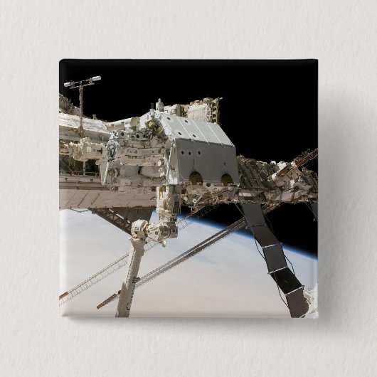 Het Canadese Dextre-roboticasysteem Vierkante Button 5,1 Cm (Voorkant)