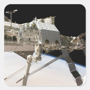 Het Canadese Dextre-roboticasysteem Vierkante Sticker