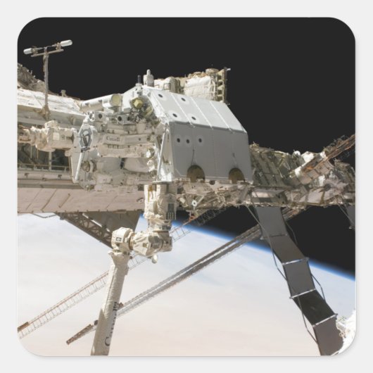 Het Canadese Dextre-roboticasysteem Vierkante Sticker (Voorkant)