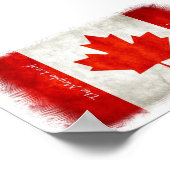 Het Canadese Poster Maple Leaf - l'Unifolié (Hoek)