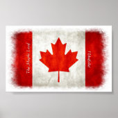 Het Canadese Poster Maple Leaf - l'Unifolié (Voorkant)