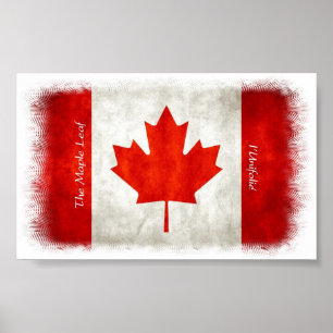 Het Canadese Poster Maple Leaf - l'Unifolié