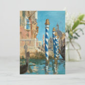 Het Canal Grande in Venise | Édouard Manet (Staand voorkant)