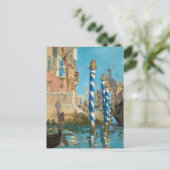 Het Canal Grande in Venise | Édouard Manet Briefkaart (Staand voorkant)