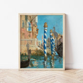 Het Canal Grande in Venise | Édouard Manet Poster