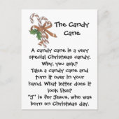 Het Candy Cane briefkaart (Voorkant)