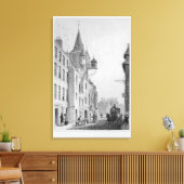 Het Canongate Tolbooth in Edinburgh Canvas Afdruk (Insitu (Woonkamer))