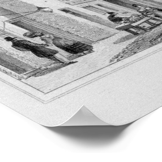 Het Canongate Tolbooth in Edinburgh Poster (Hoek)