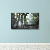 Het canvas met schaduwpad afdruk (Insitu (Houten vloer))