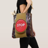 Het Canvas tas van de bushalteknoop (Dichtbij)