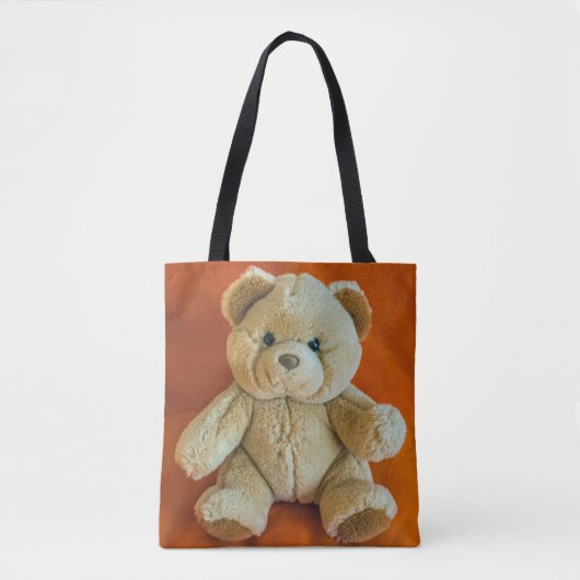 Het Canvas tas van de teddybeer (Voorkant)