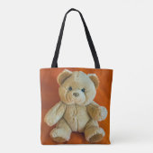 Het Canvas tas van de teddybeer (Achterkant)